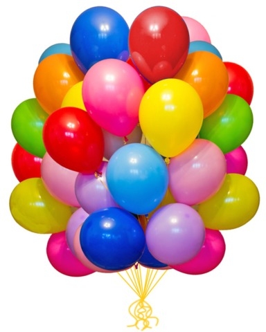 Разноцветные воздушные шары с доставкой в Судак